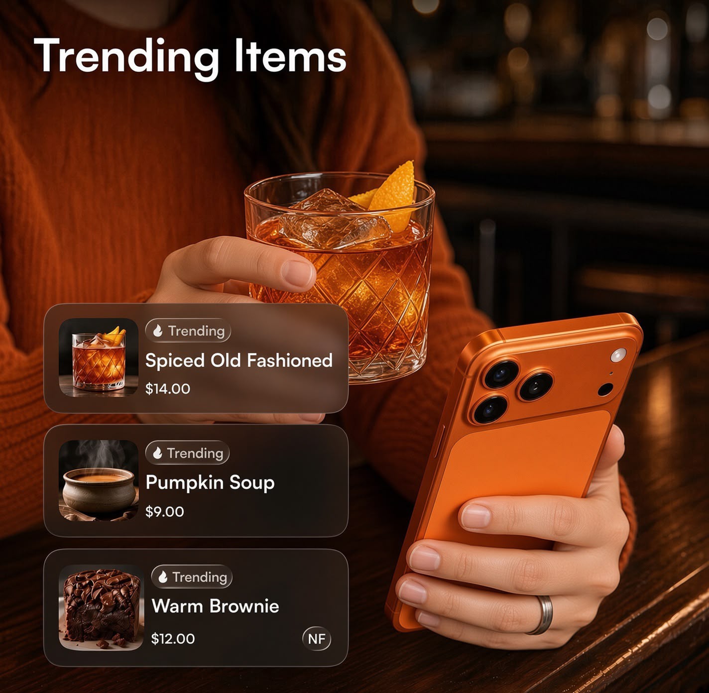 Trending dishes and recommendations on the Yemo menu